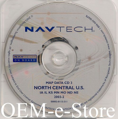 2000 to 2004 land range rover / hse navigation map #3 cover ia il ks mn mo nd ne