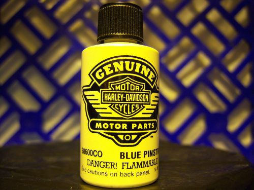 Harley new oem nos touch up paint blue pinstripe 98600co