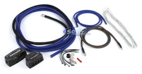 New! kicker pkd4 dual 4 gauge 100% ofc power amplifier installation kit