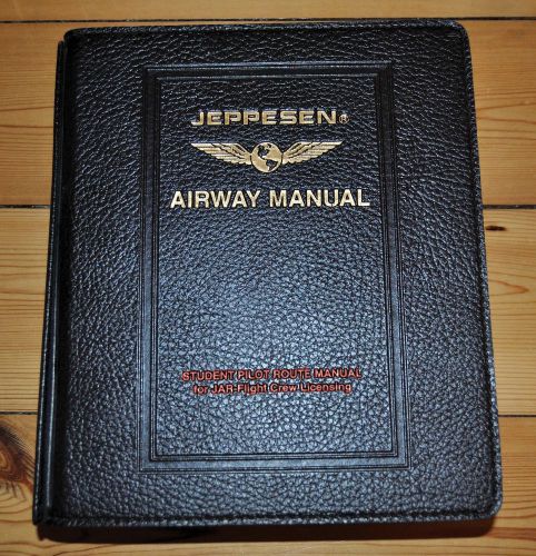 Student jeppesen pilot route manual atpl