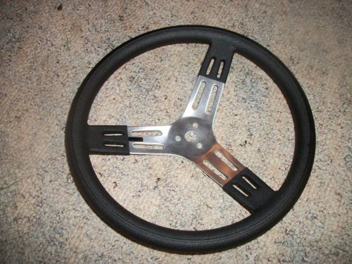 New rebco 15 in alum dished steering wheel.. dirt late model
