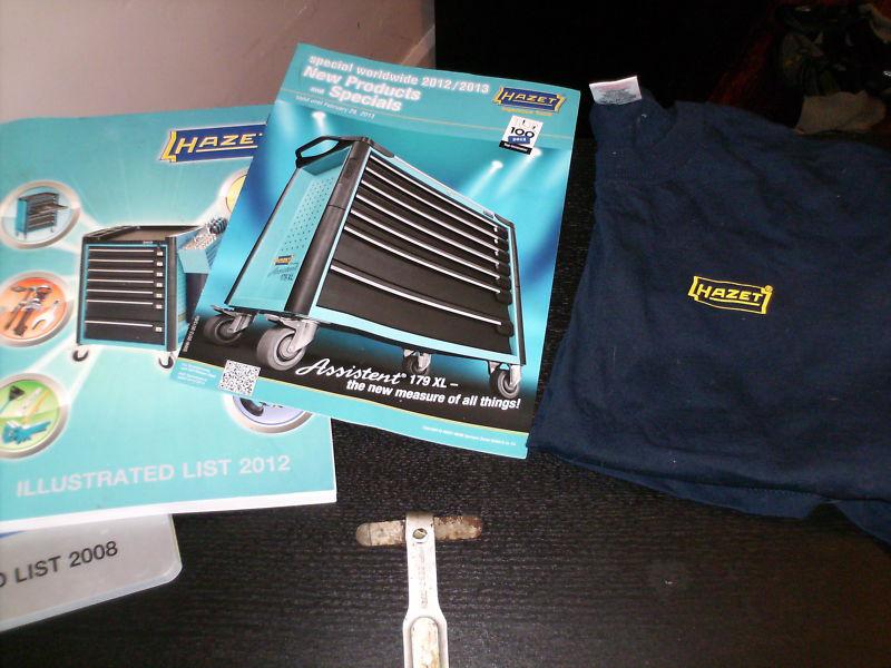 Hazet catalogues tool & shirt