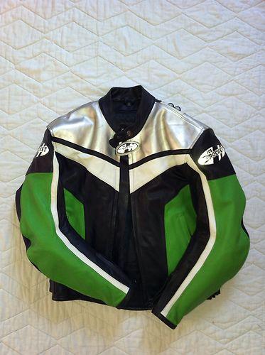 Joe rocket leather motorcycle jacket size 42