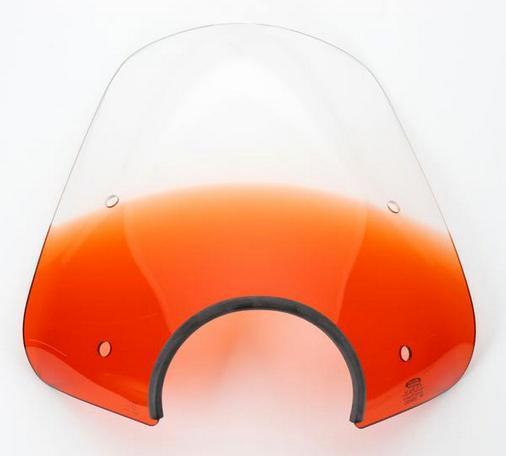 Memphis shades del rio windshield orange for harley