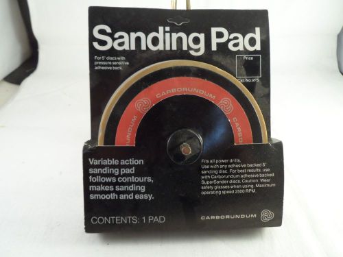 Carborundum sanding pad new old stock  auto body repair  garage shop paint metal
