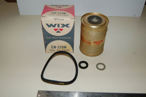 Vintage wix oil filter # cw-270m, ford truck
