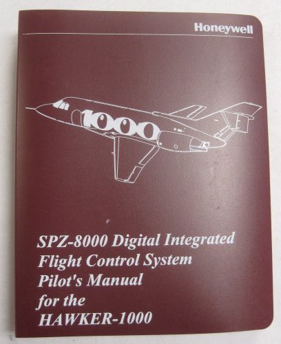 Spz-8000 original digital integrated flight control pilot&#039;s manual hawker 1000