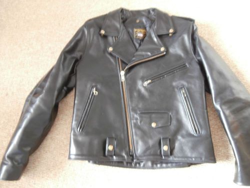 Vanson e model leather motorcycle jacket 44