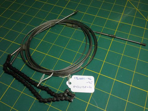 Cardinal 177rg elevator trim rear aft cable 1760006-45, 1760006-46 control