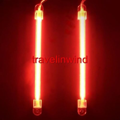 Purchase 2 X 15cm Car Auto Exterior/Interior Neon Light Lamp RedBrand