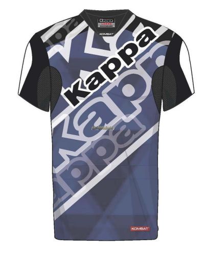 Can-am kappa -kombat technical short sleeve jersey - black/blue