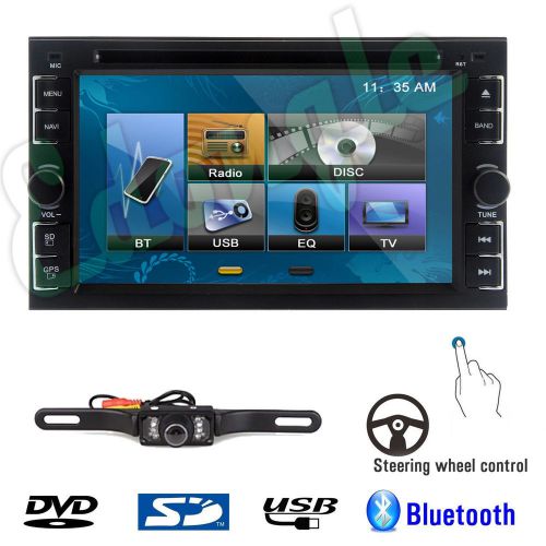 New double 2din 6.2" in dash car dvd cd mp3 player hd bluetooth mp3 stereo radio