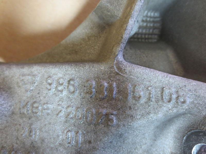 01 Porsche 986 911 BOXSTER L REAR SUBFRAME BRACKET left 986.331.161.08 36,628, US $100.00, image 9