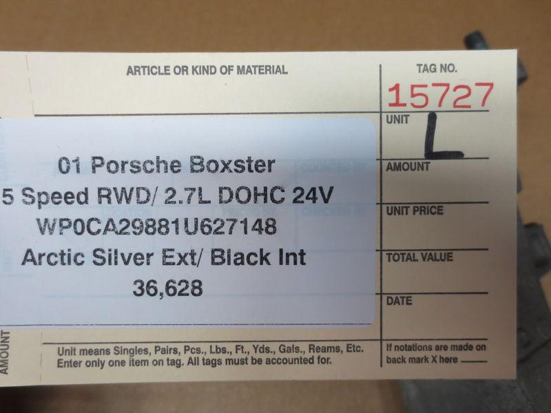 01 Porsche 986 911 BOXSTER L REAR SUBFRAME BRACKET left 986.331.161.08 36,628, US $100.00, image 11