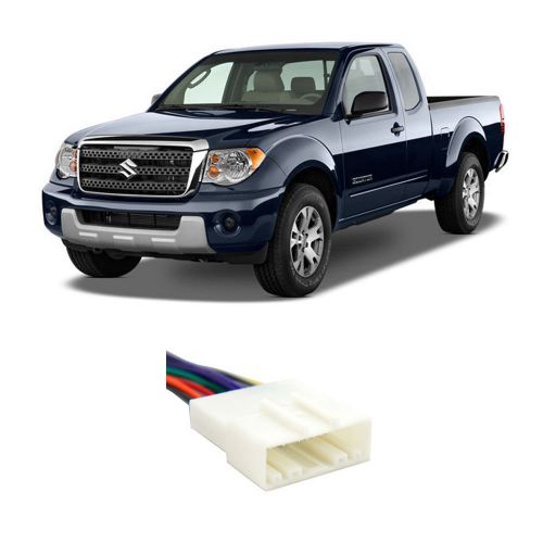 Suzuki equator 2009-2010 factory stereo to aftermarket radio harness adapter