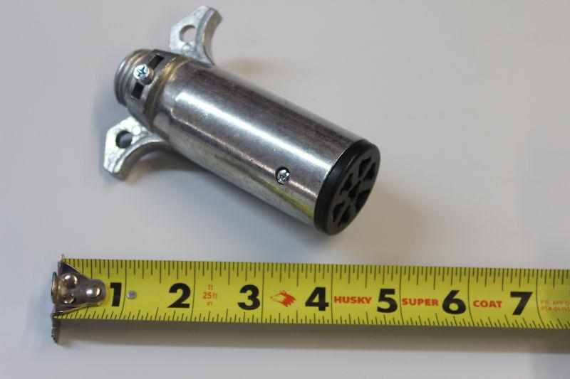 HD 7 POLE ROUND TRAILER CONNECTOR PLUG , US $15.00, image 2