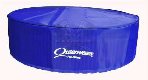 Outerwears 14"x4" blue air cleaner pre filter with top