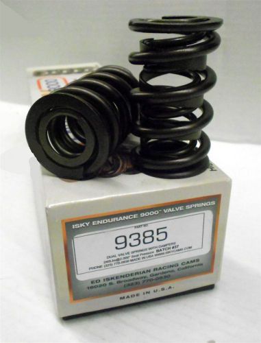 Isky 9385 valve spring dual w/ damper iskyloy endurance 1.560" od .720" max lift