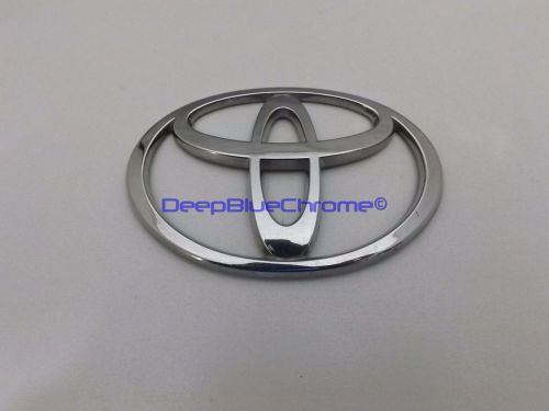 Toyota rav4 chrome emblem 96-00 front grille grill badge genuine oem rav 4 97 98