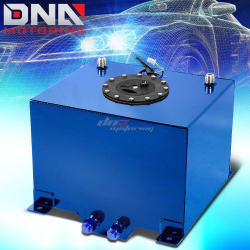 8 gallon lightweight performance blue coat aluminum fuel cell tank+level sender