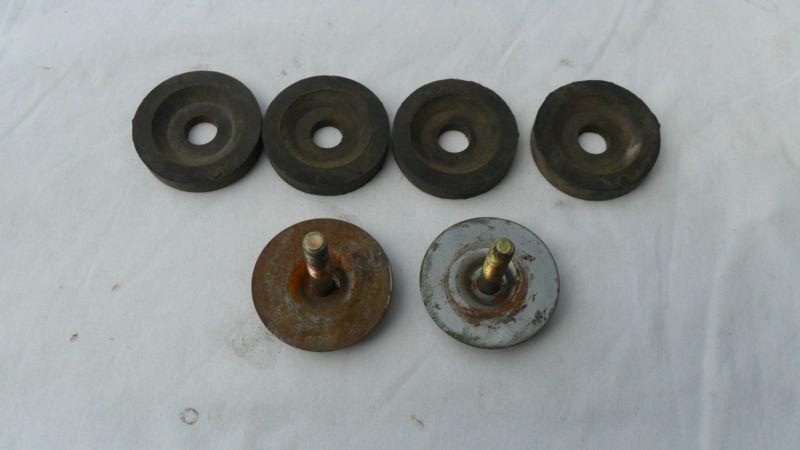 Porsche 356 original rear bumper rubber spacers and grommets