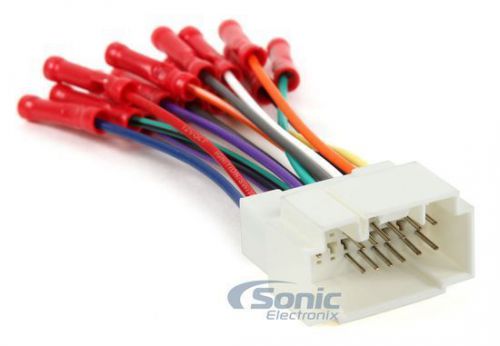 Scosche ha08bcb 1998 honda accord power/speaker wiring harness w/ connectors