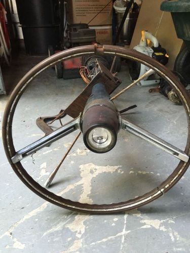 1964-1966 ford thunderbird cruise control steering column, missing horn ring