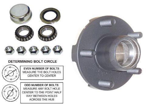 Trailer hub assembly 5 on 4.5" trailer hub #545
