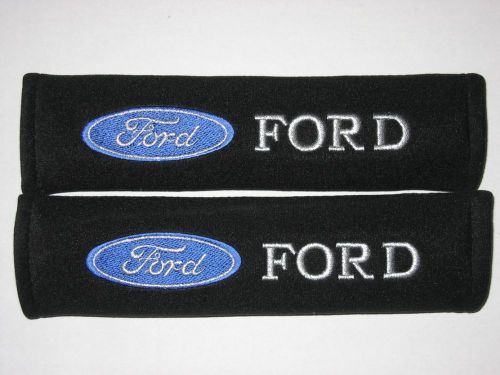 Seat belt cover pads ford mustang f focus contour brand new 2 pcs