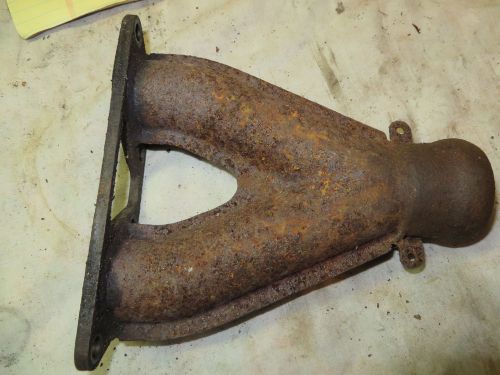 80 john deere jd trail fire 340 440? exhaust header y pipe manifold