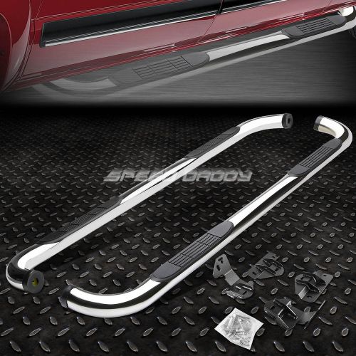 Chrome 3&#034; side step nerf bar running board for 09-14 ford f150 ext/super cab 4dr