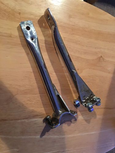 Chrome margay chassis vintage racing go kart seat brackets