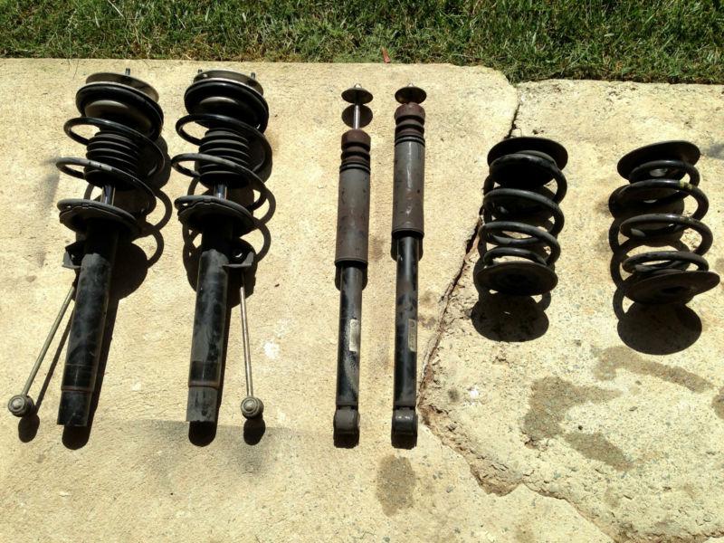 Bmw convertible e46 set shocks struts spring complete front rear suspension oem