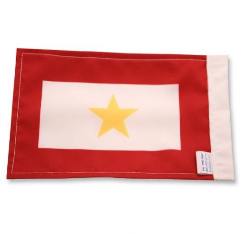 Pro pad flag gold star 6x9