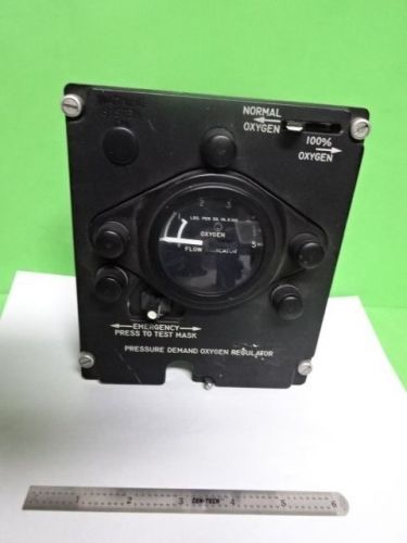 Bendix oxygen pressure breathing u2 d-2 aircraft part as is untested bin#75-b-01