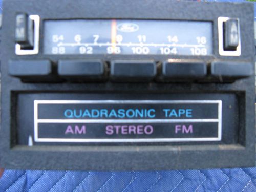 Ford &#039;quadrasonic&#039; am fm radio + eight track tape player