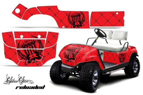 Yamaha golf cart parts - graphic kit wrap amr racing decals 95-06 model reload r