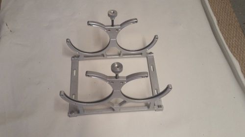 Aluminum dual double nitrous 10 lb 15 lbs bottle bracket holder n2o n20  save $$