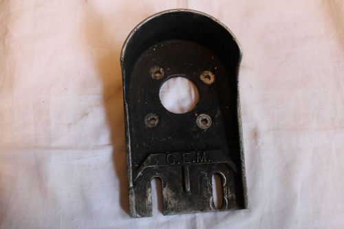 Vintage go kart, minibike used gem mcculloch aluminum motor mount w/ chain guard