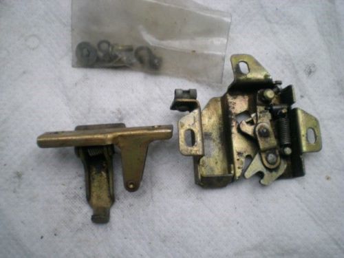 Porsche 914 front hood lock lower part and upper