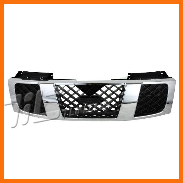04-07 nissan titan le se xe front plastic grille body assembly