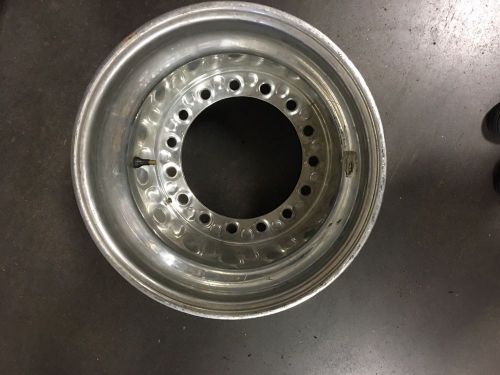 Used weld wheel 14&#034; 6 off wide 5 late model | 6&#034; offset coined center