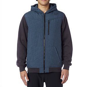 Fox racing gorge mens zip up hoody sulphur blue
