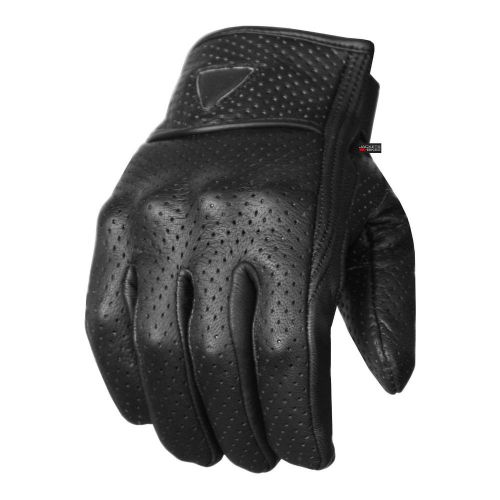 Motorcycle bicycle riding racing bike protective armor gel leather gloves