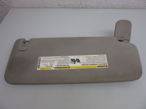 07-12 chevrolet tahoe left driver side sun visor oem