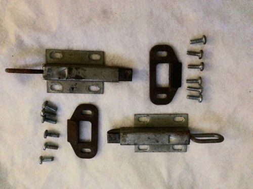 64 65 66 barracuda oem rear cargo interior door latch &amp; catch set hard to find