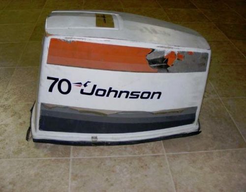 G1m1393 1977 70 hp johnson motor cover cowl  393122 , 0393122 model # 70el77s