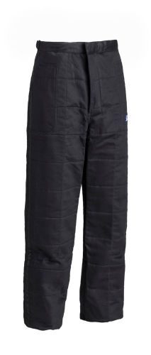 Saprco jade pant - large, black - sfi rated