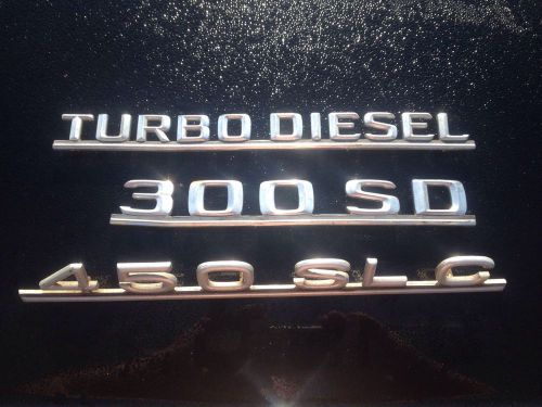 Mercedes crome emblem