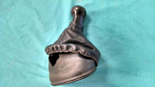 1983 1984 1985 porsche 944 5 speed shift knob brown leather w/boot